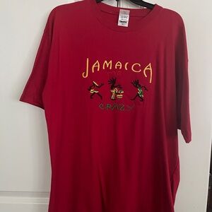 🔴🟡🟢 Jamaica Graphic Red T-Shirt🔴🟡🟢🟡🟢 NWOT